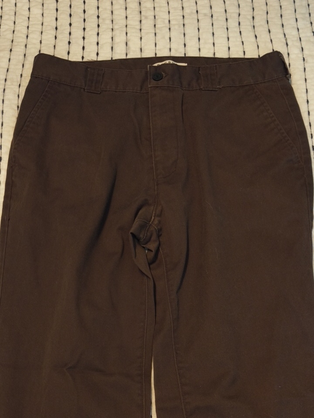 PacSun Men's Dark Brown Chinos - Straight Leg